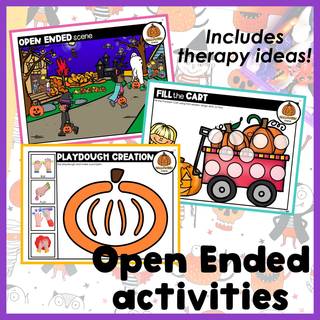 Halloween Activities and Worksheets for speech therapy – image 3