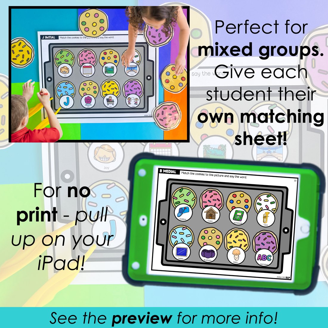 Year Round say and play activity for speech therapy – image 3