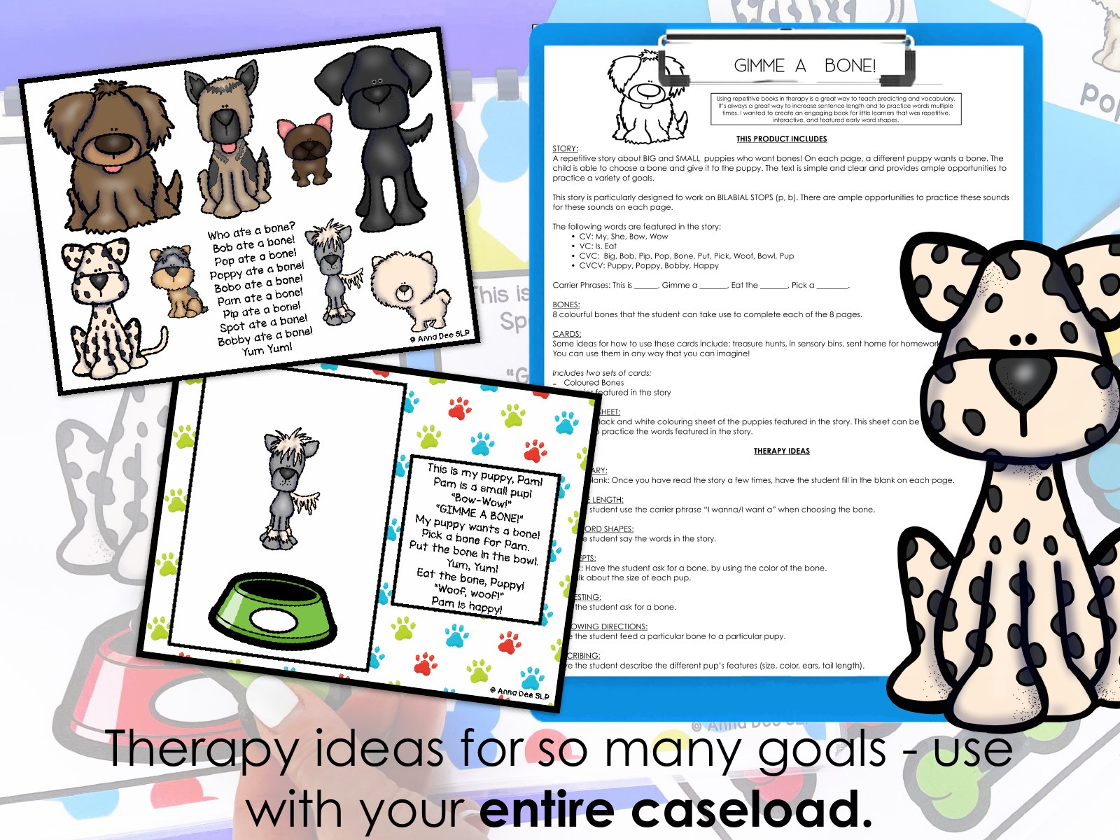Apraxia Interactive Book Bilabials for speech therapy preview page 4