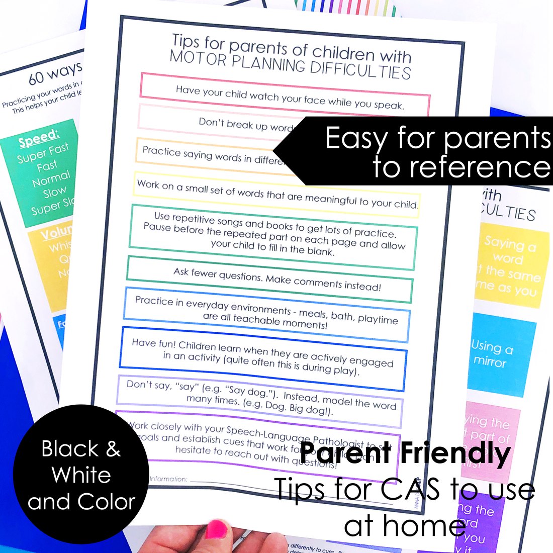 Apraxia Summer Homework for speech therapy – image 4