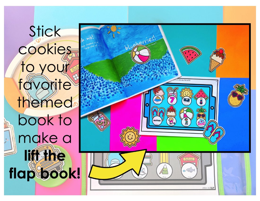 Summer say and play activity for speech therapy preview page 5