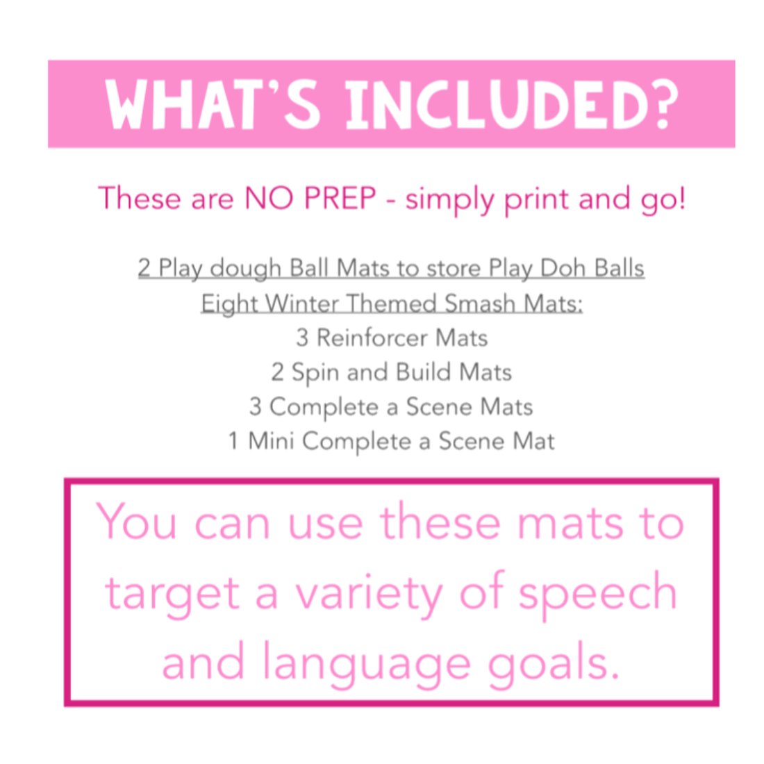 Valentine's Day Play Doh Mats for speech therapy – image 4