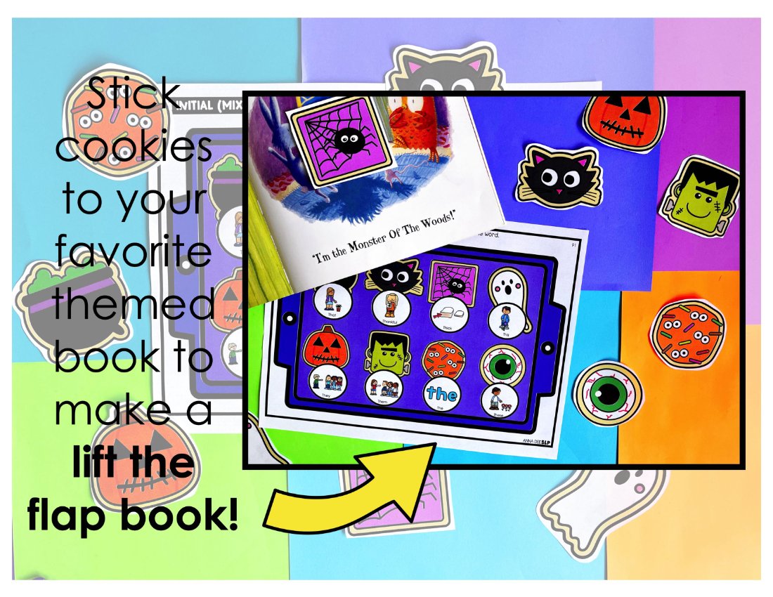 Halloween say and play activity for speech therapy preview page 5