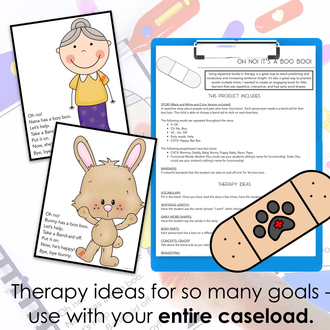 Apraxia Interactive Book Early Words for speech therapy – image 4