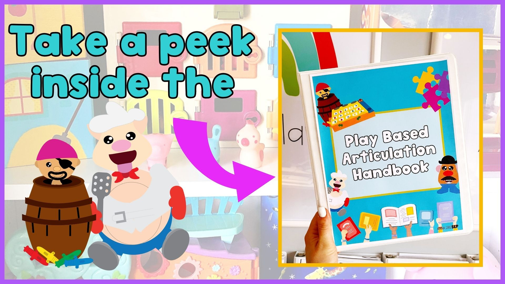 Play Based Articulation Handbook for speech therapy preview page 1