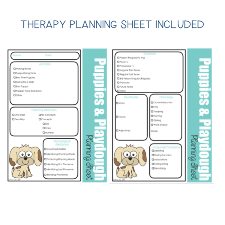 Activity Lesson Plan Template for speech therapy – image 4
