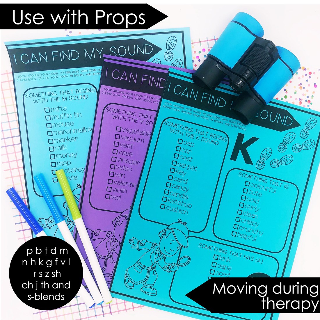 Articulation Scavenger Hunt for speech therapy – image 4