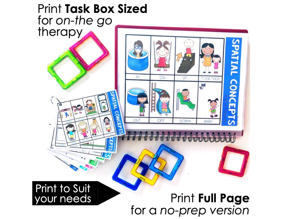 Preschool Behavior and Language Visuals for speech therapy preview page 2
