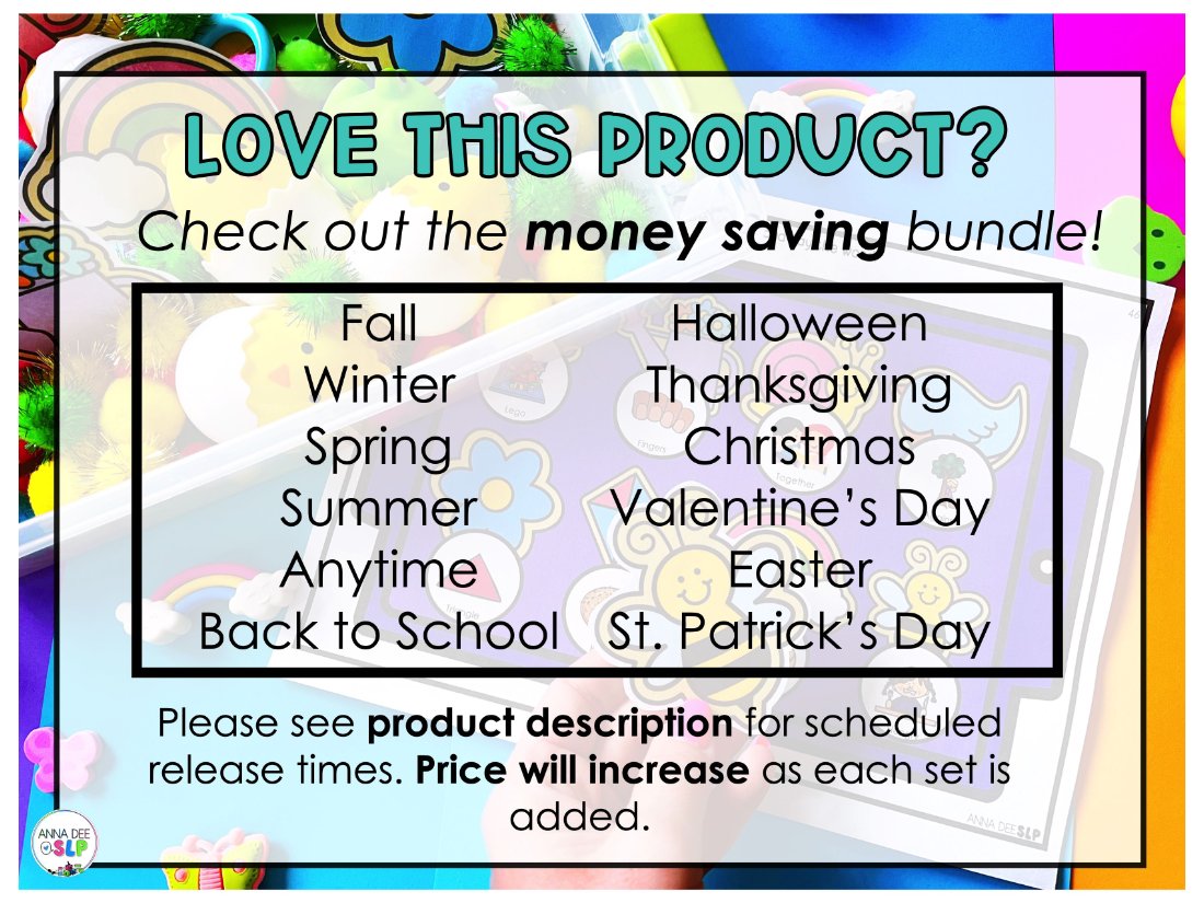 Spring say and play activity for speech therapy preview page 9