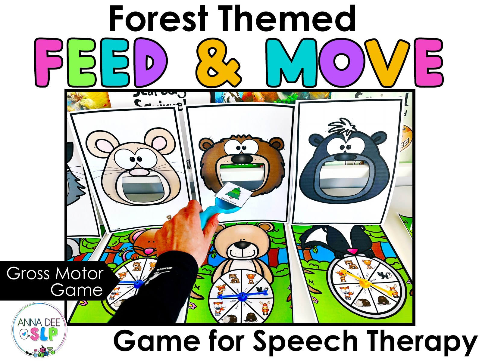 Forest Interactive Feeding Game for speech therapy preview page 1