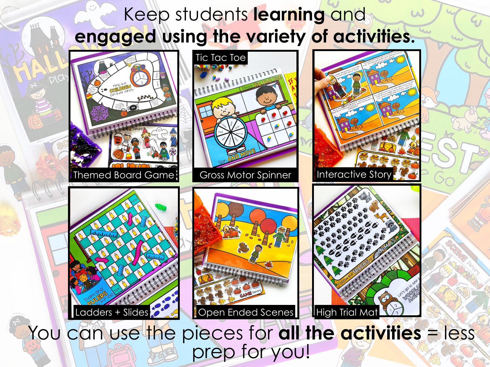 Fall Activities and Games for speech therapy preview page 3
