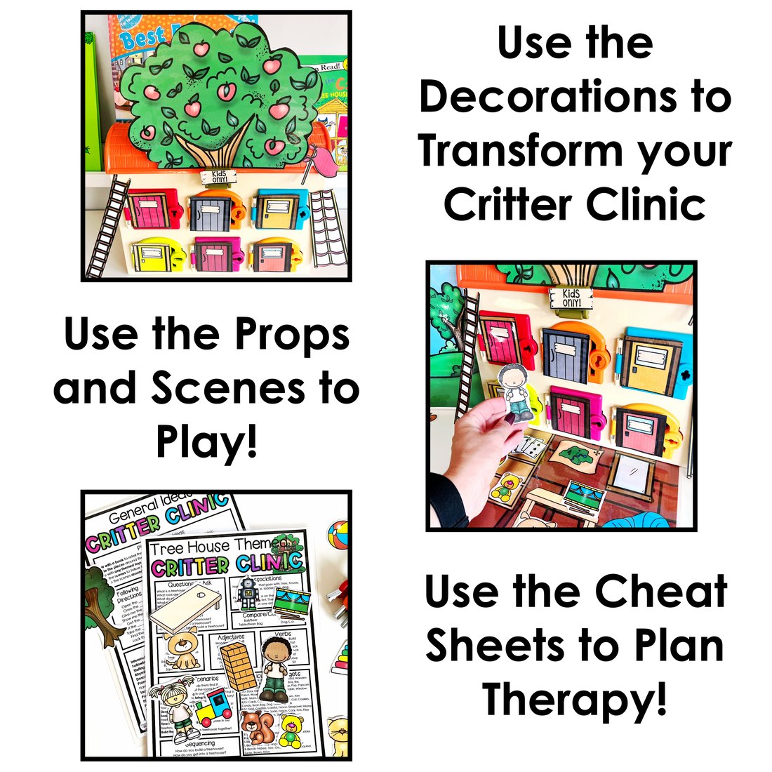 Tree House Critter Clinic speech therapy toy companion – image 2