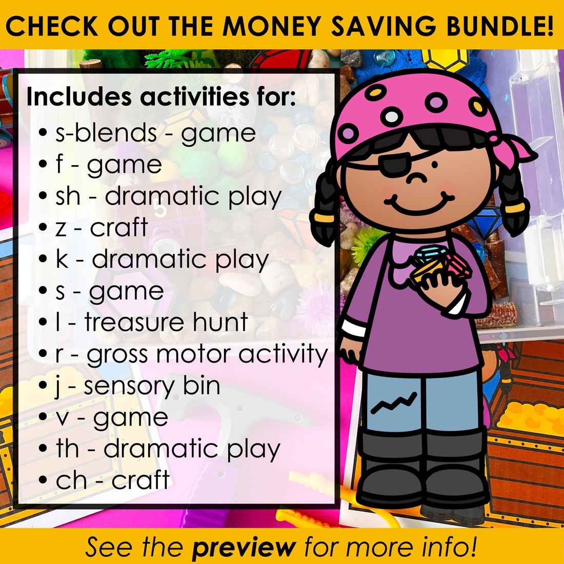 J Articulation Sensory Bin for speech therapy – image 4