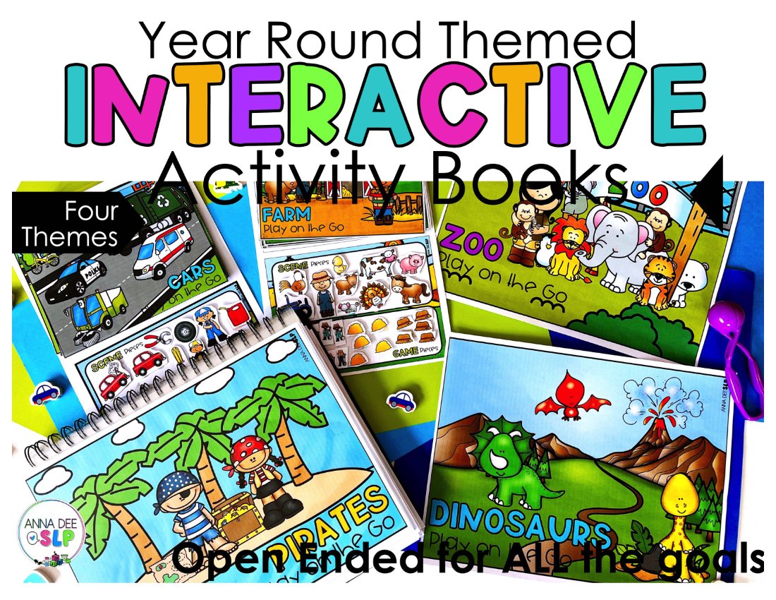 Year Round Interactive Scenes and Games for speech therapy preview page 1