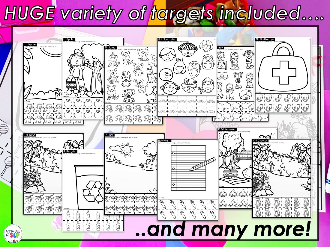 Late Sounds Craft Sheets for speech therapy preview page 7