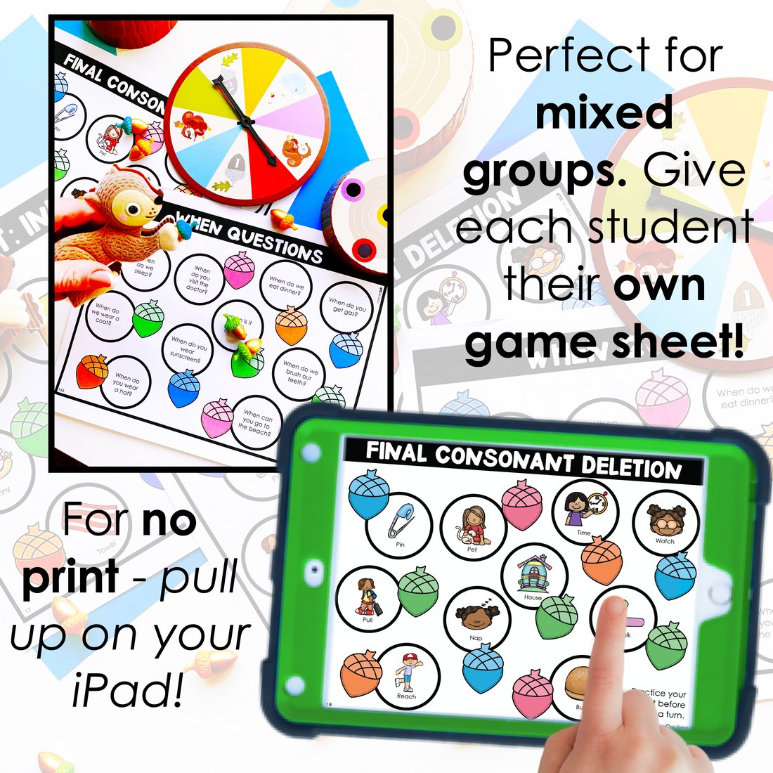 Sneaky Snacky Squirrel game companion for speech therapy – image 3