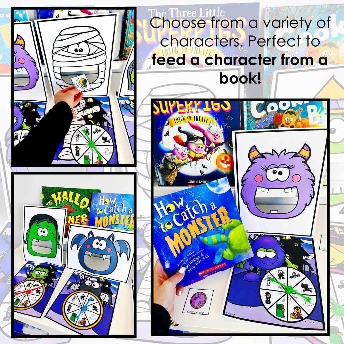 Halloween Interactive Feeding Game for speech therapy – image 3