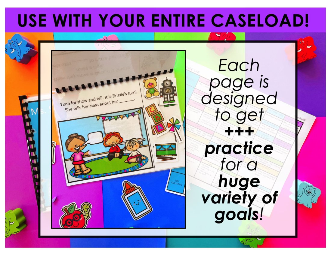 Interactive Books Bundle for speech therapy preview page 3