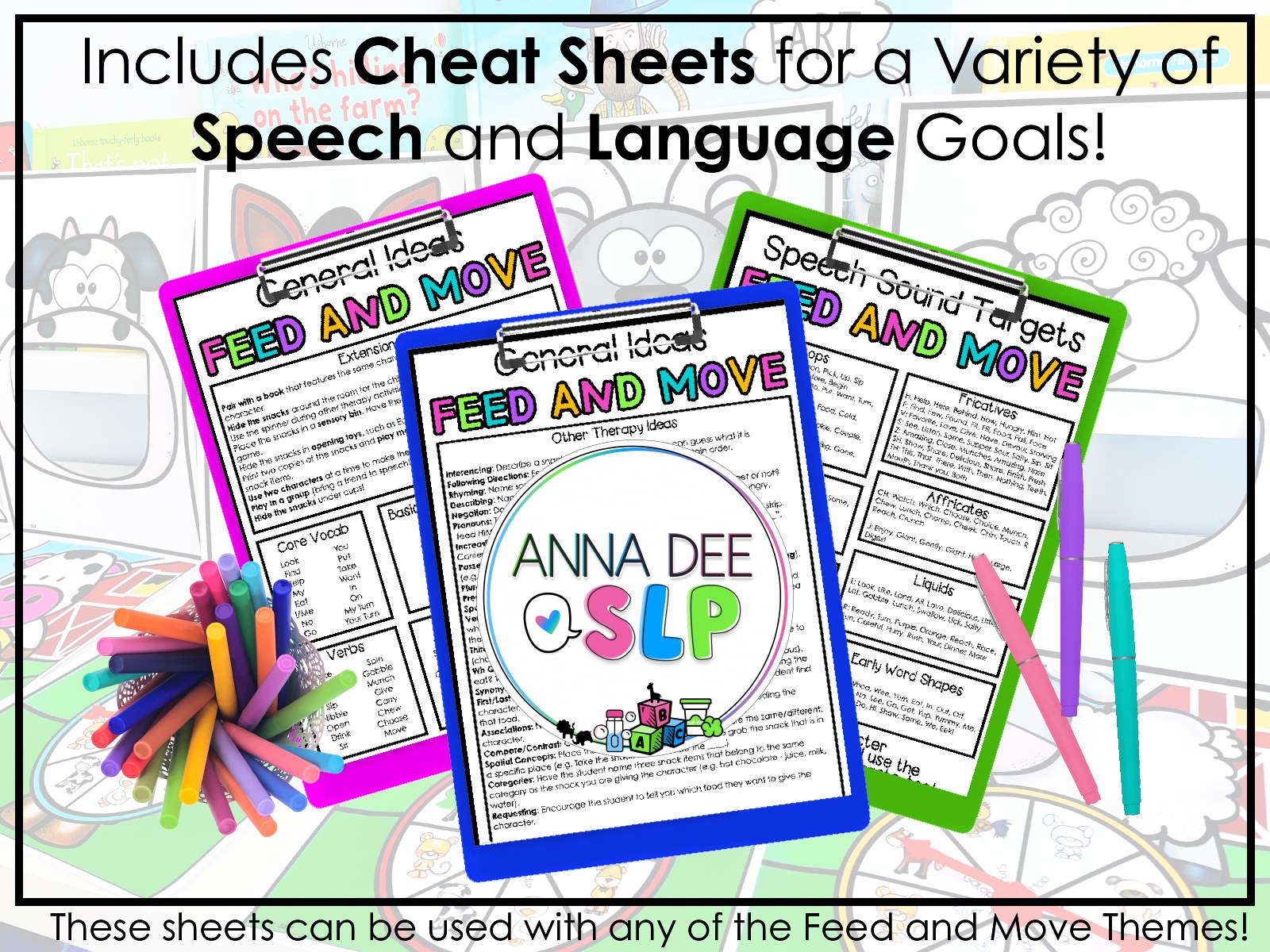 Farm Interactive Feeding Game for speech therapy preview page 6
