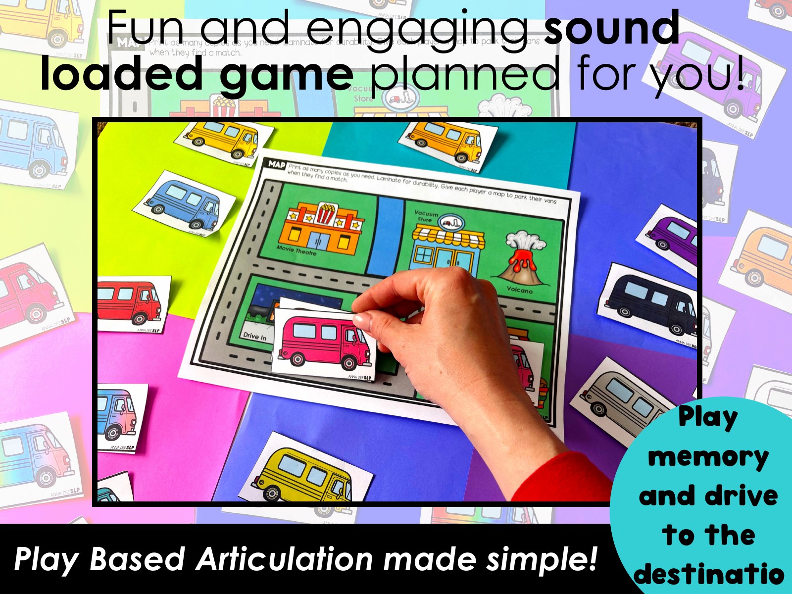 V Articulation Game for speech therapy preview page 2