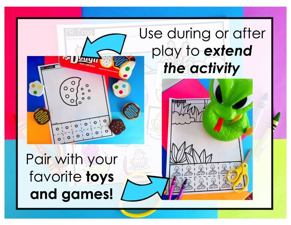 Blends Craft Sheets for speech therapy preview page 4