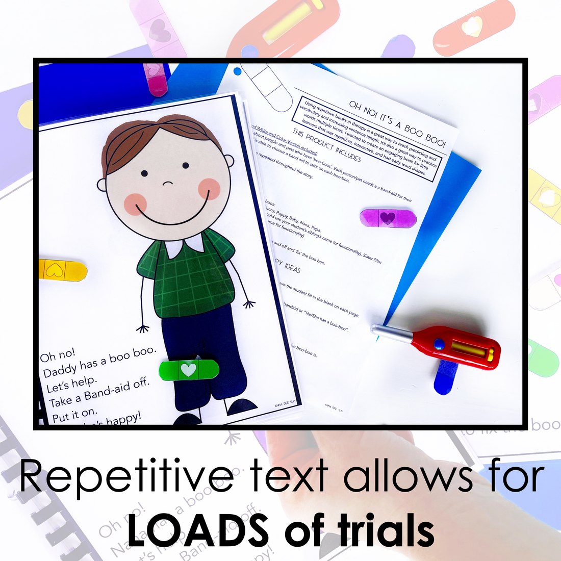 Apraxia Interactive Book Early Words for speech therapy – image 2