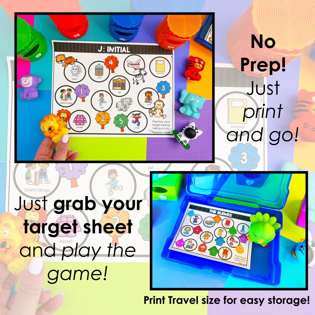 Toy Companion Worksheets Bundle 2.0 for speech therapy – image 2