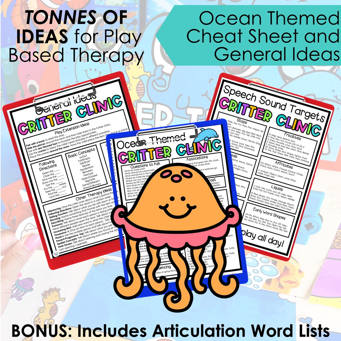 Ocean Critter Clinic speech therapy toy companion – image 4
