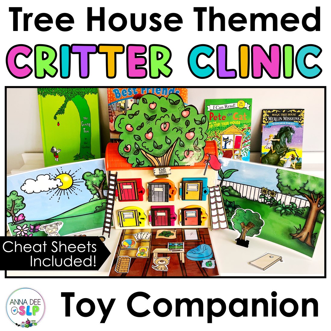 Tree House Critter Clinic speech therapy toy companion