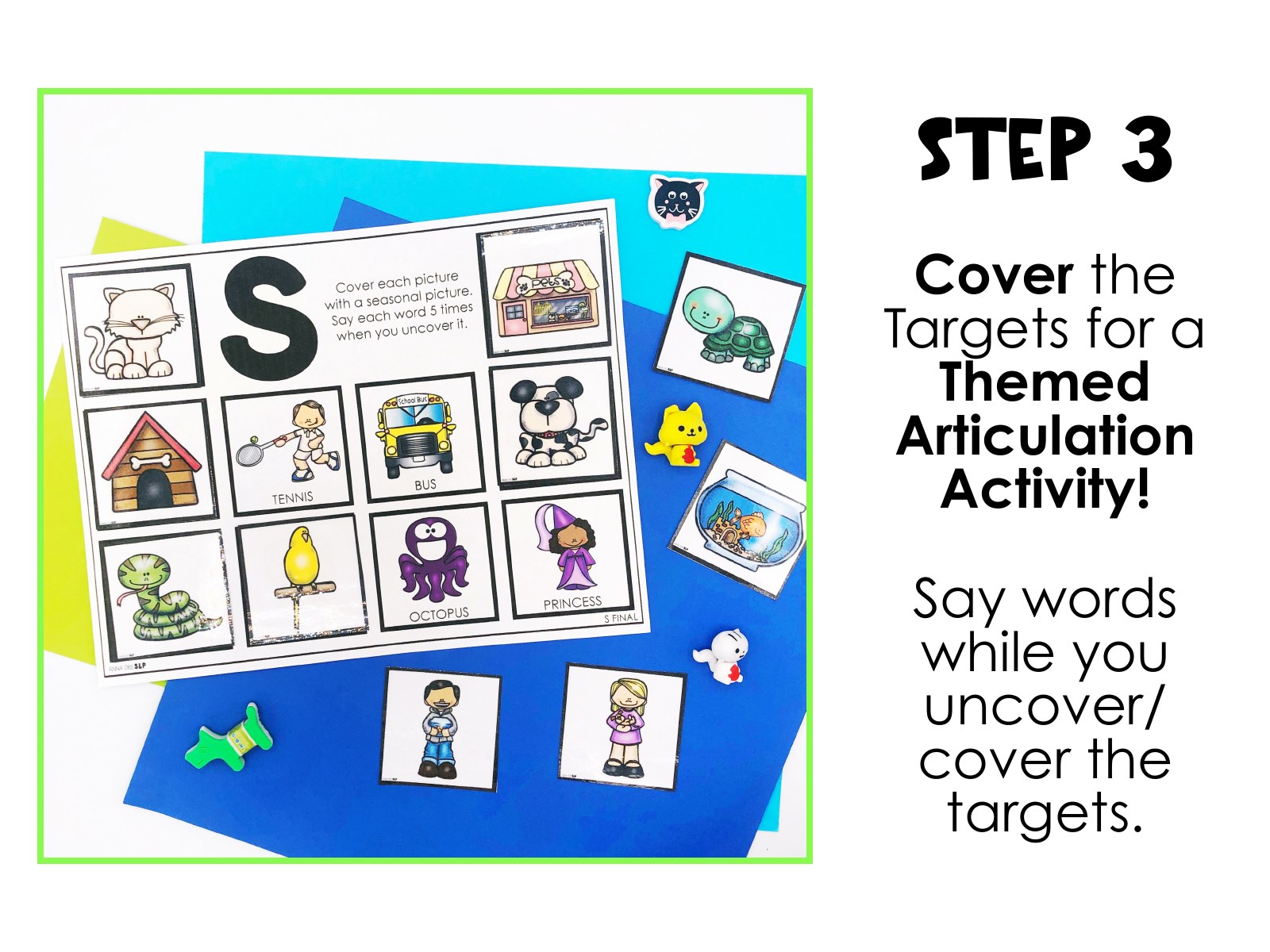 Year Round Articulation Activity for speech therapy preview page 4