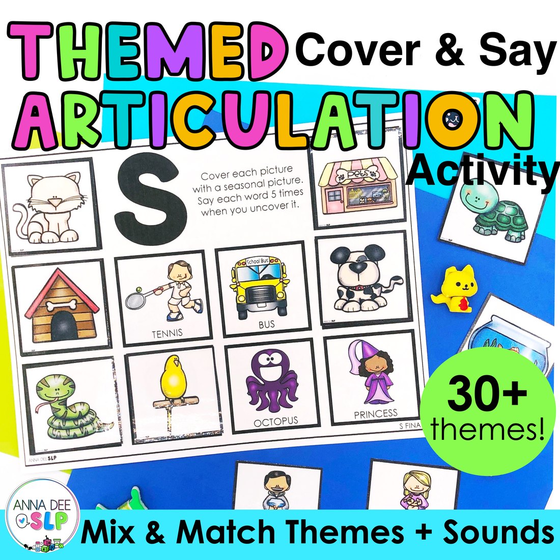 Year Round Articulation Activity for speech therapy