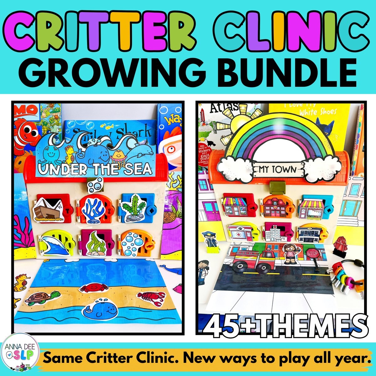 Growing Bundle Critter Clinic speech therapy toy companions
