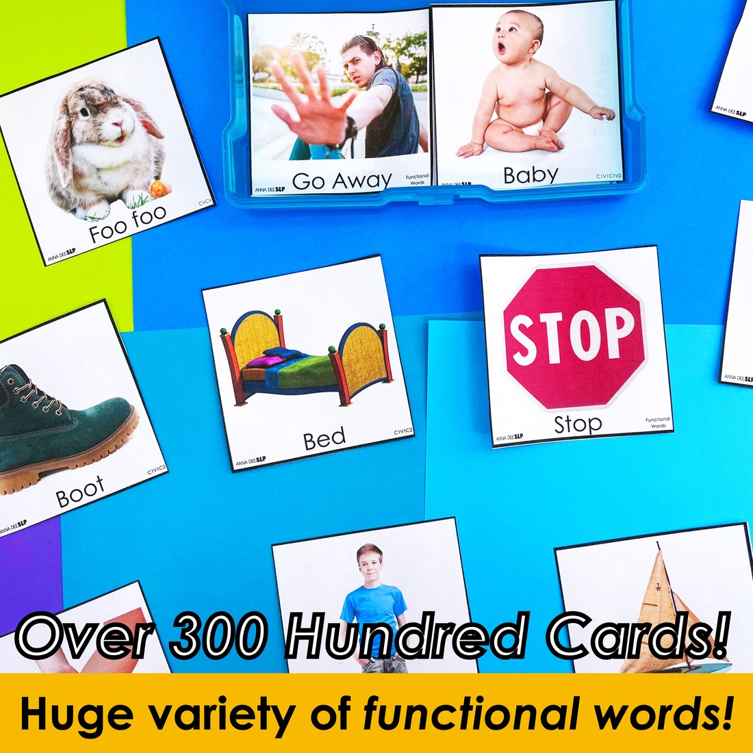 Apraxia Word List and Photo Drill Cards for speech therapy – image 2