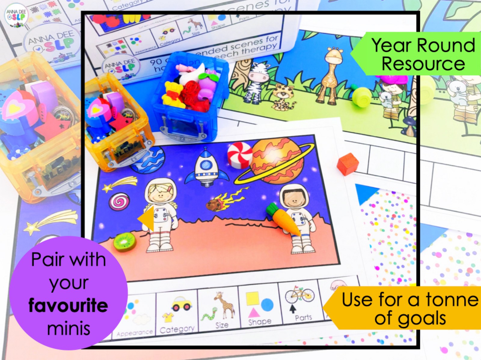 Interactive Mini Object Scenes for speech therapy preview page 2