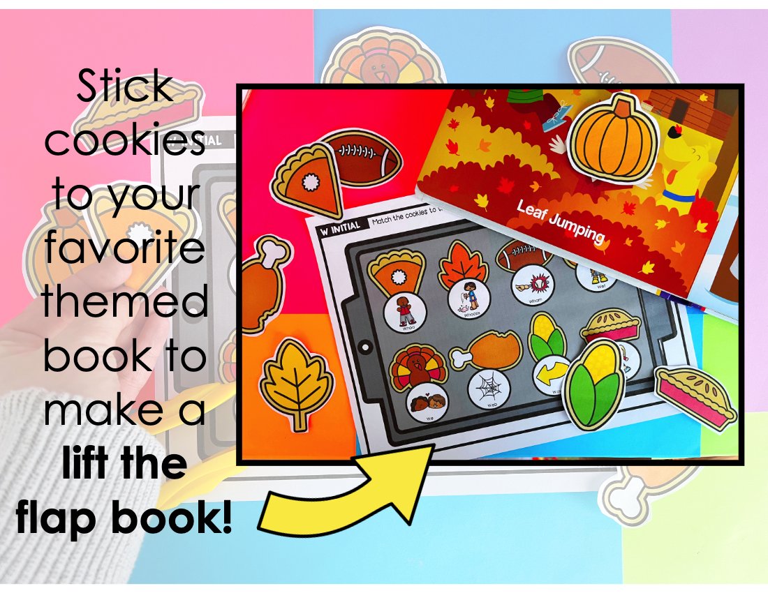 Thanksgiving say and play activity for speech therapy preview page 5