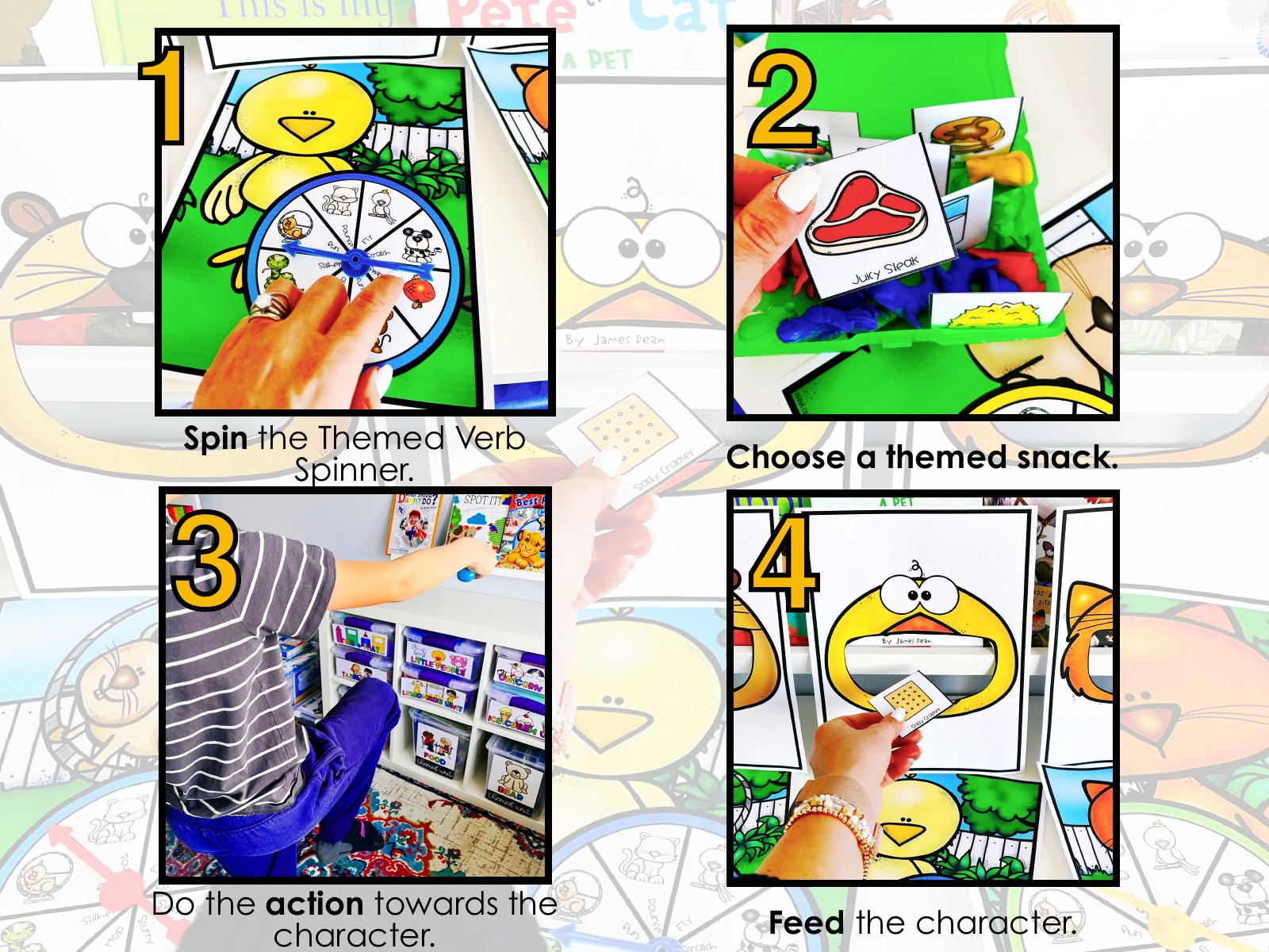 Pet Interactive Feeding Game for speech therapy preview page 2