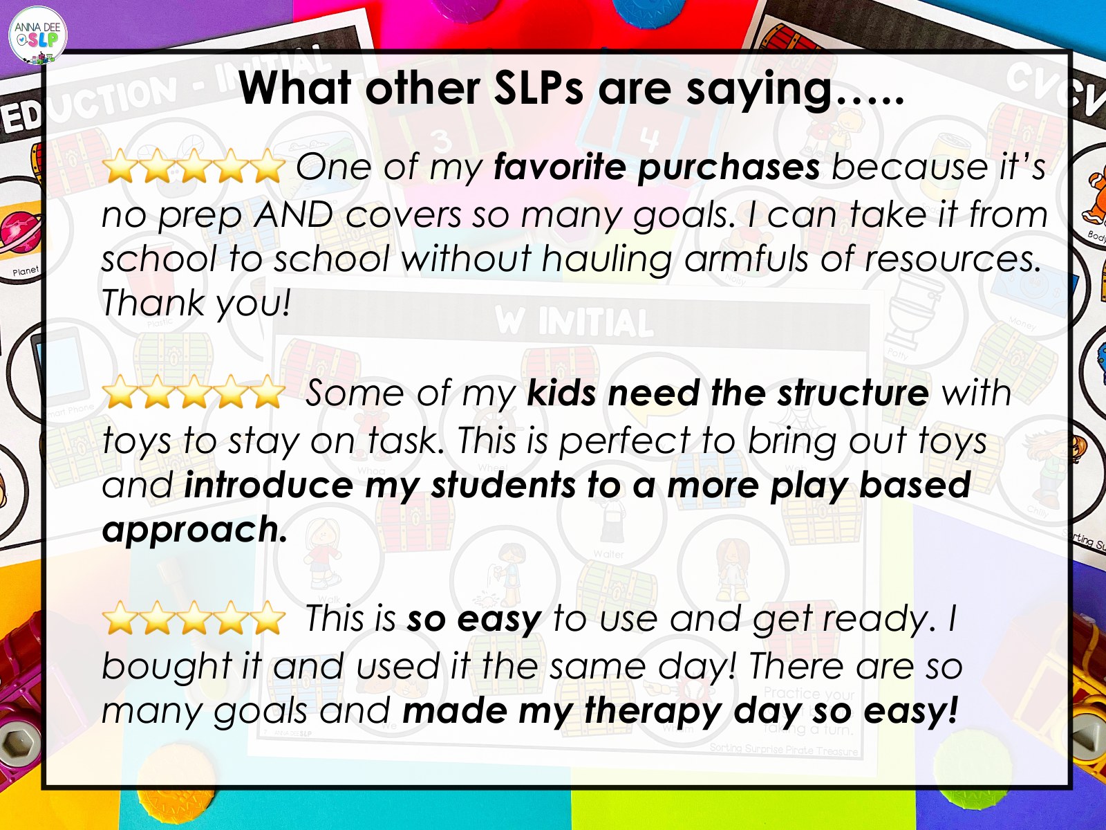 Sorting Surprise Pirate Treasure Toy Companion for speech therapy preview page 8