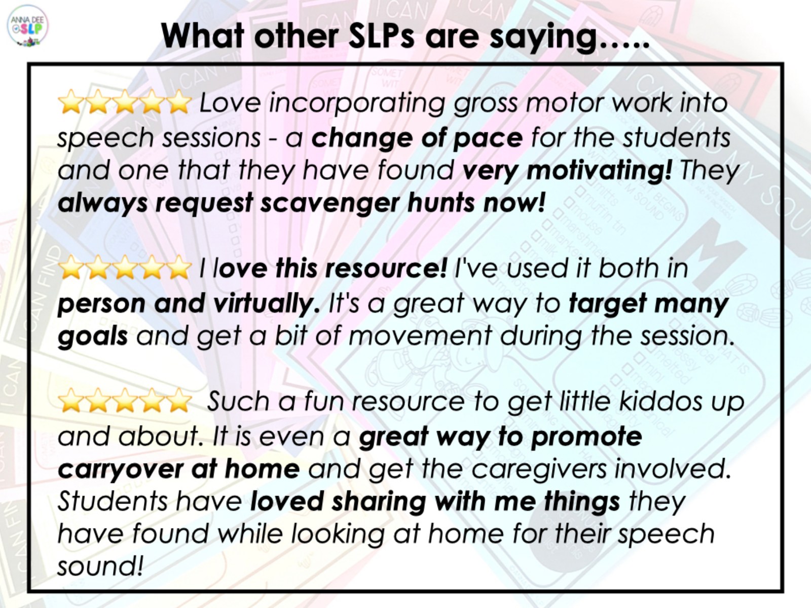 Articulation Scavenger Hunt for speech therapy preview page 6