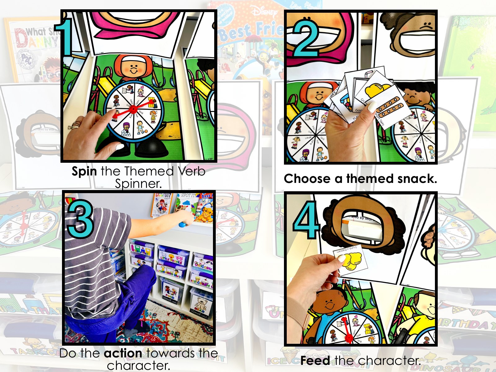 Everyday Kids Feeding Game for speech therapy preview page 3