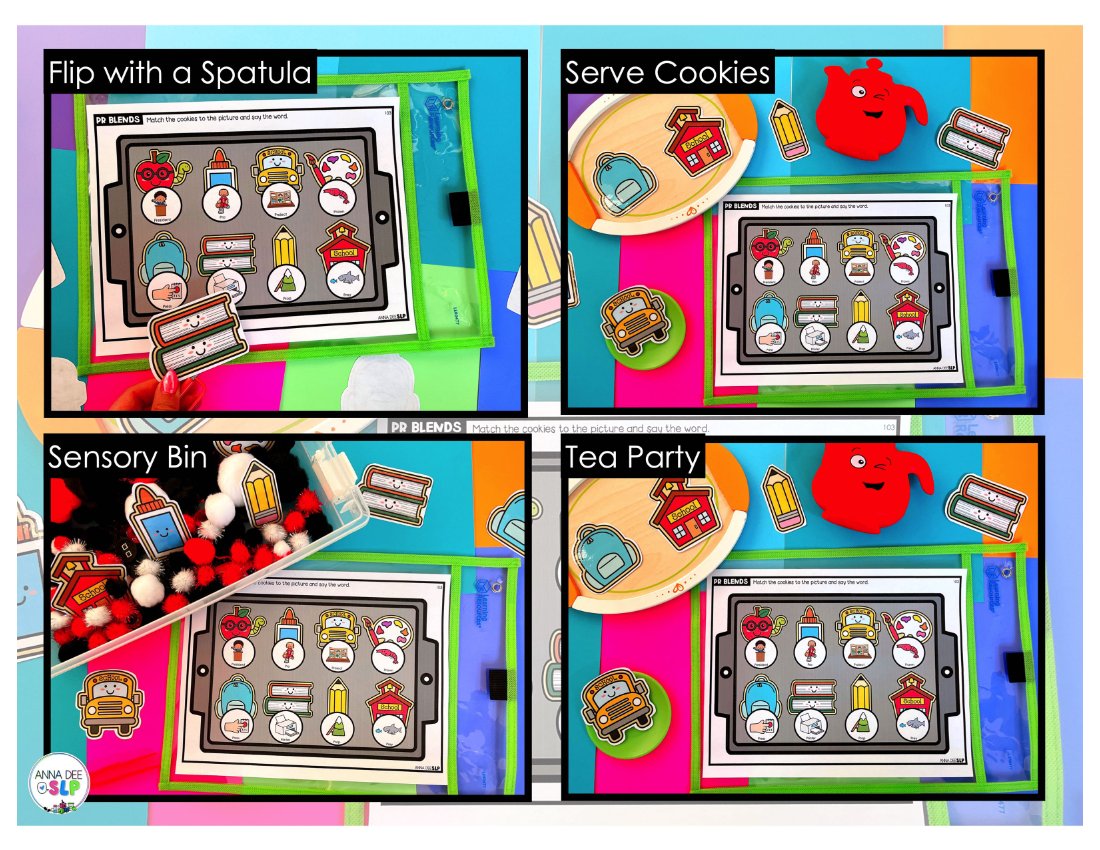 Back to School say and play activity for speech therapy preview page 3