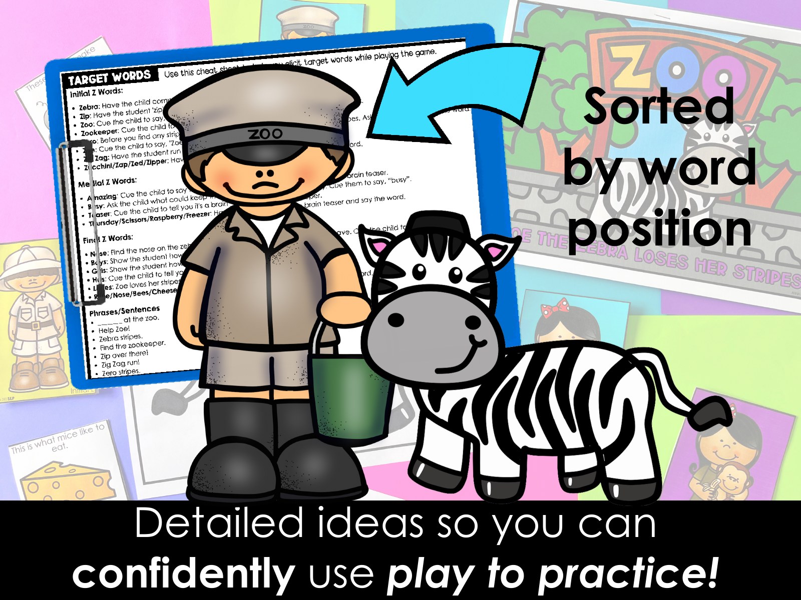Z Articulation Story and Activity for speech therapy preview page 4