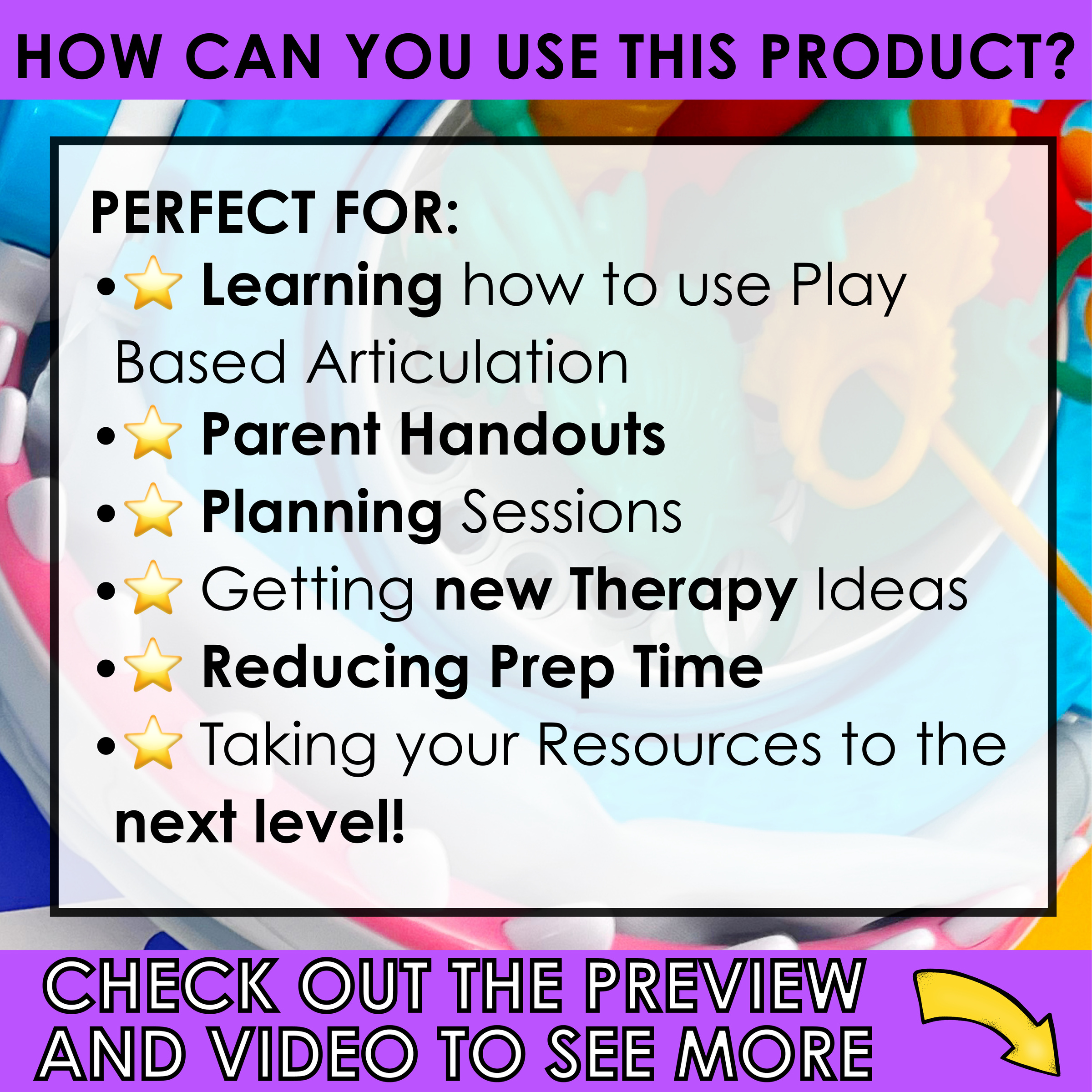 Play Based Articulation Handbook for speech therapy – image 4