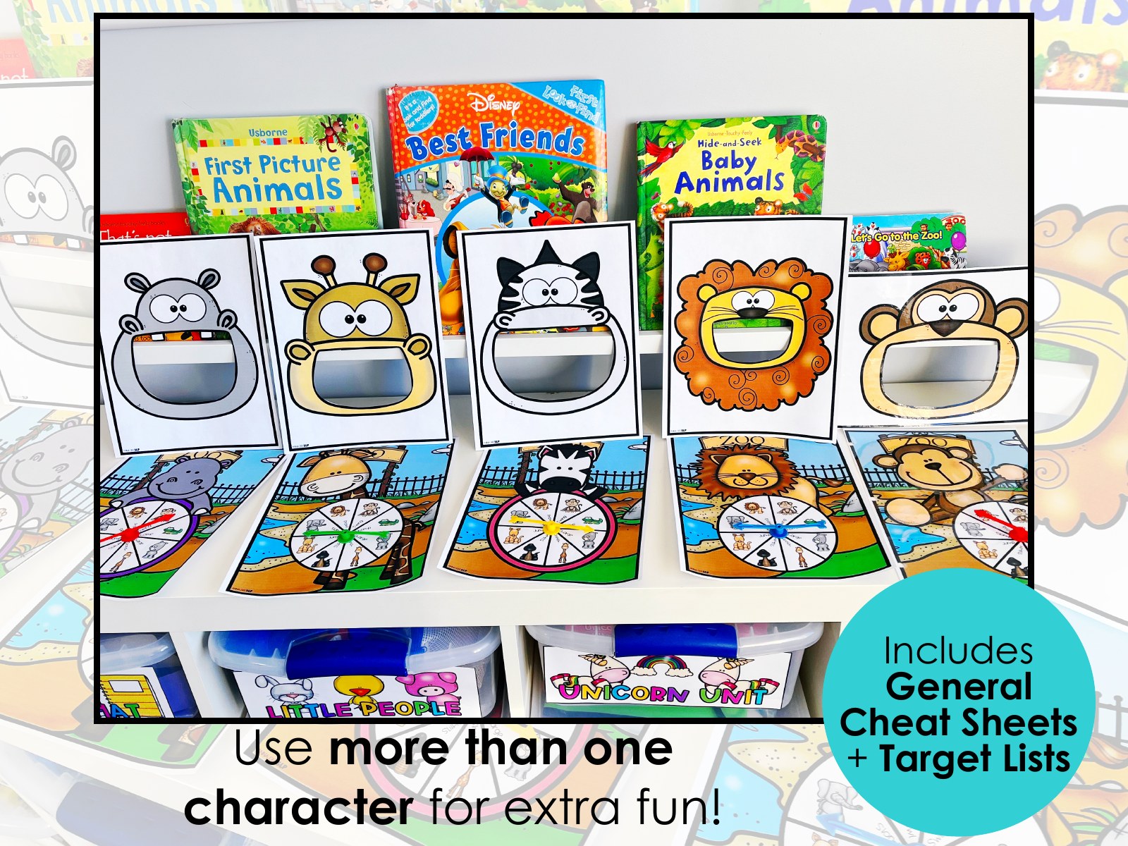 Zoo Interactive Feeding Game for speech therapy preview page 4