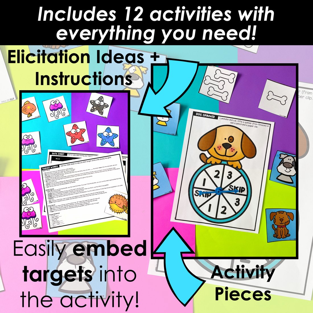 Play Based Articulation Activities Bundle for speech therapy – image 2