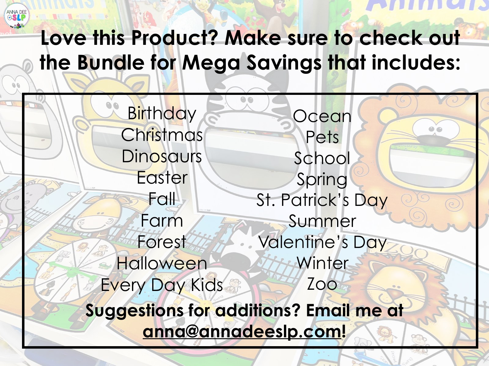Zoo Interactive Feeding Game for speech therapy preview page 8