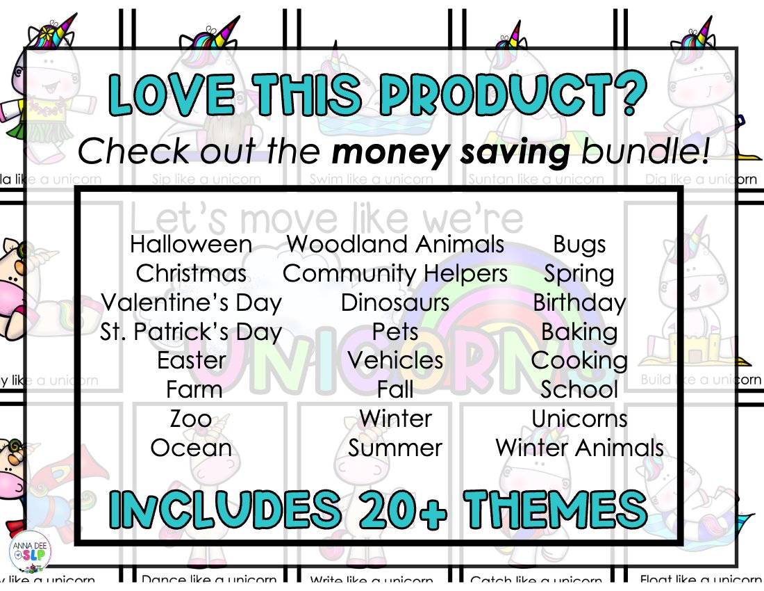 Baking movement cards for speech therapy preview page 5