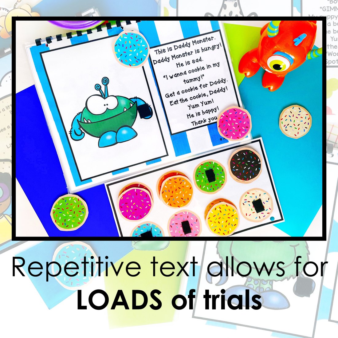 Apraxia Repetitive Book Bundle for speech therapy – image 2