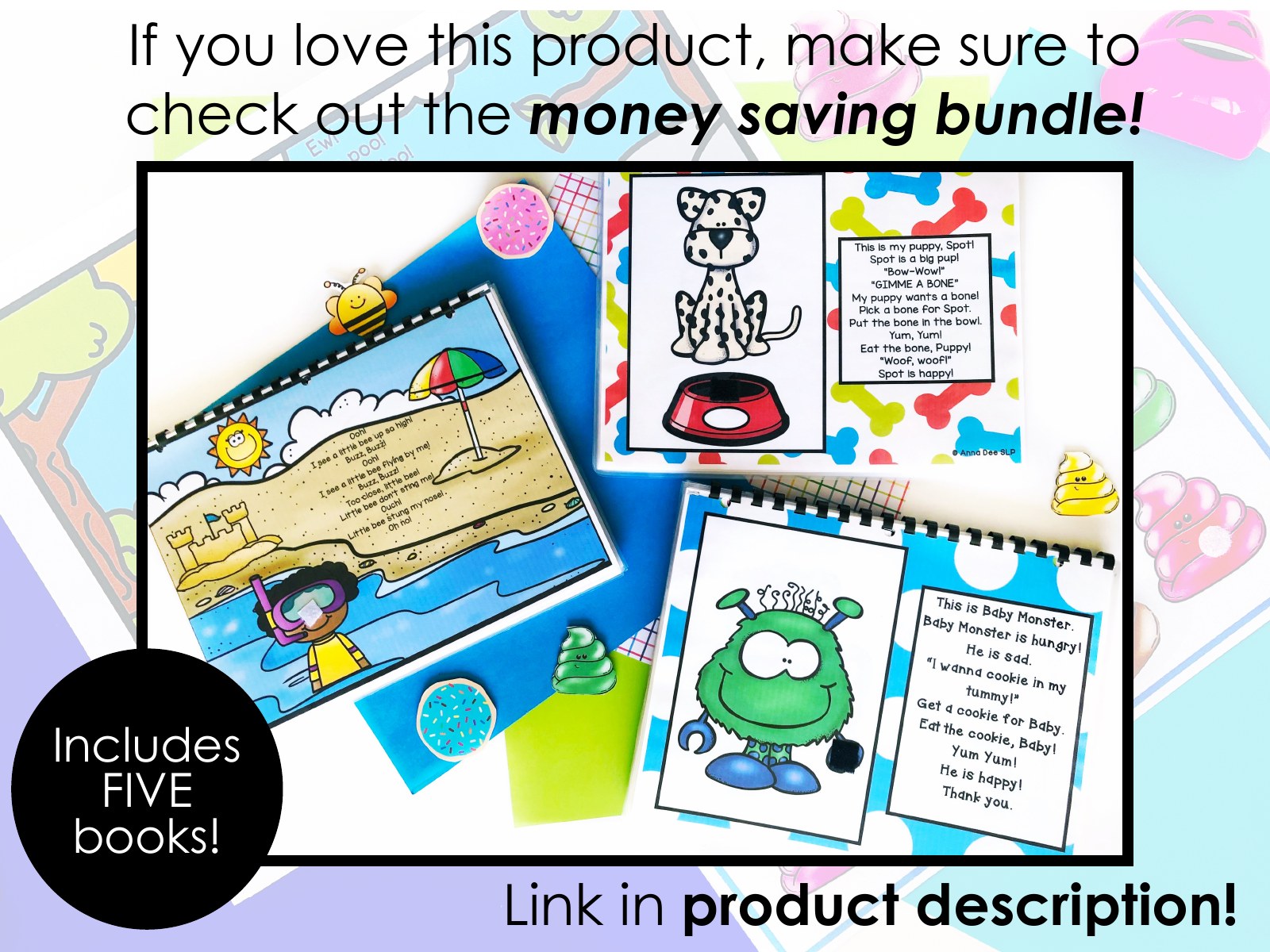 Apraxia Interactive Book for Preschool for speech therapy preview page 5