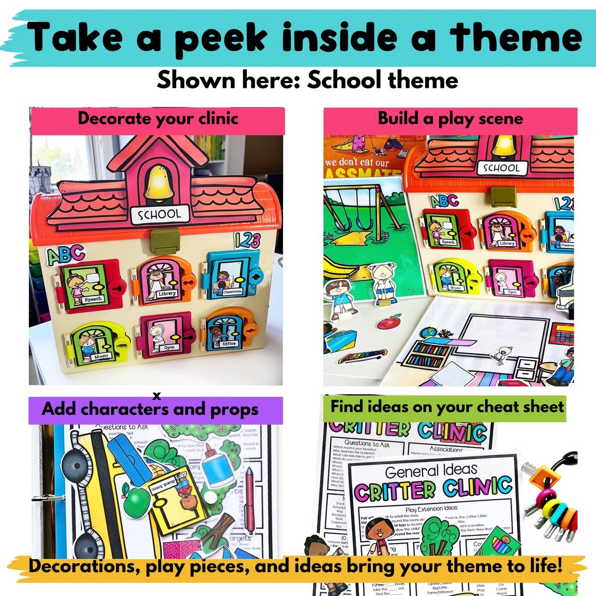 Growing Bundle Critter Clinic speech therapy toy companions – image 3