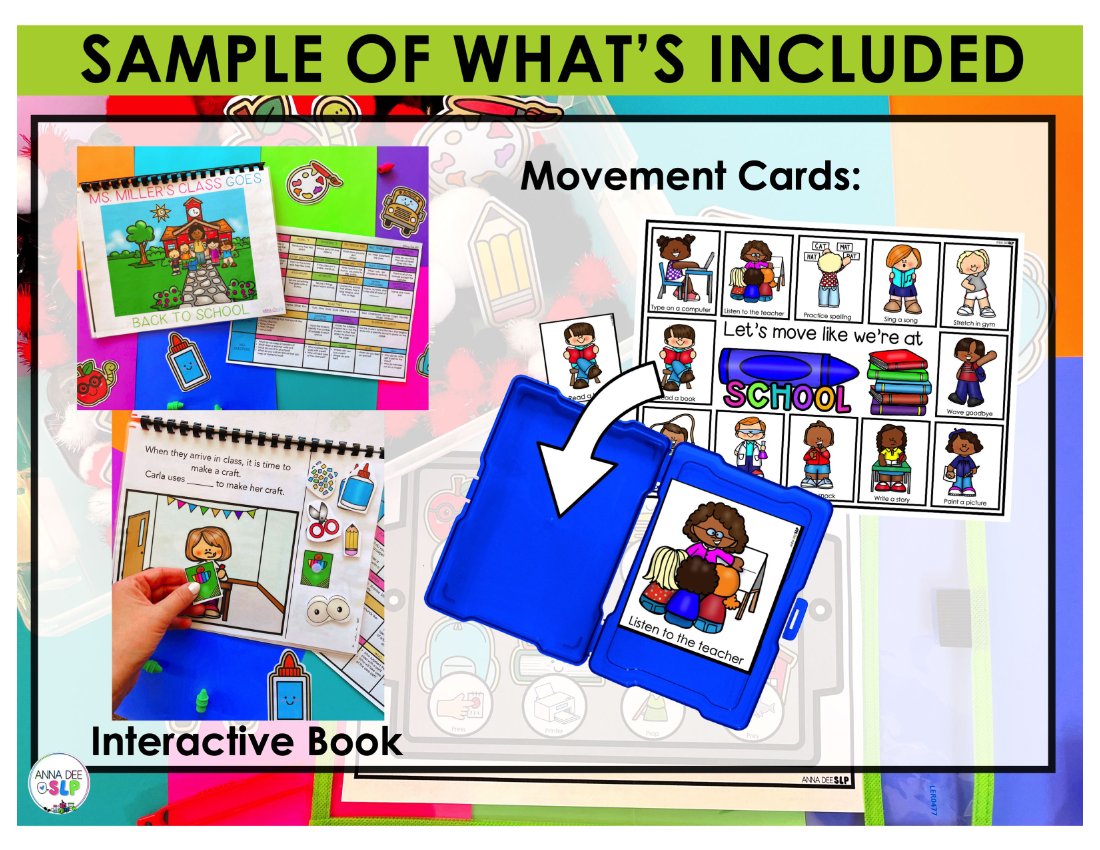 Back to School Bundle for speech therapy preview page 6